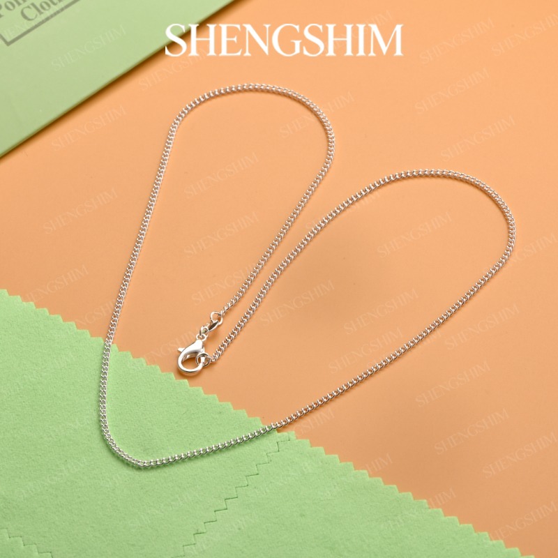 Lobster Clasp Silver - SHENSHIM, collana in argento sterling 925