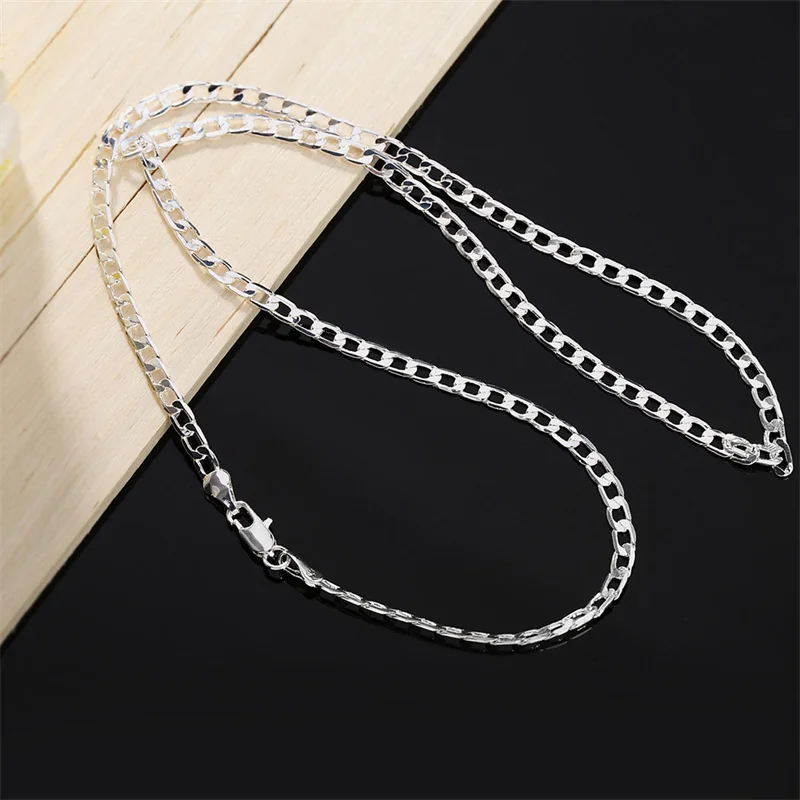 Lobster Clasp Silver - Collana da uomo in argento sterling