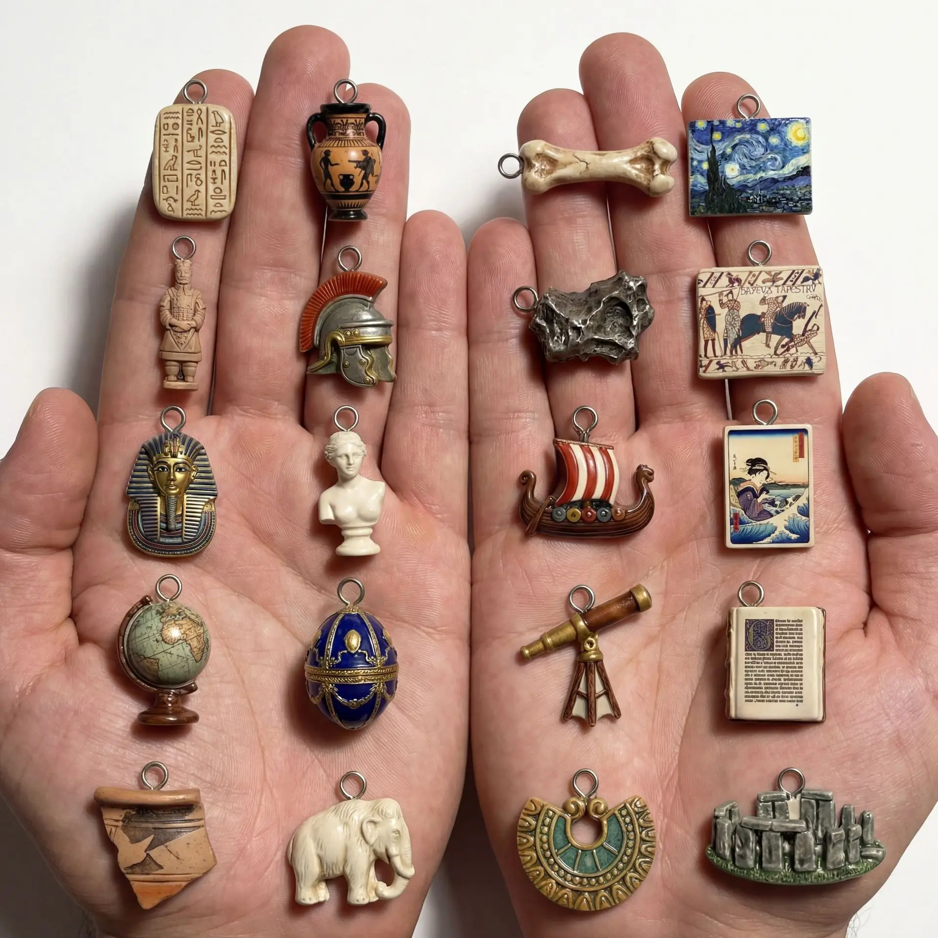 Mini ciondolo con statuetta an - Jewelry Making History recensione e prezzo