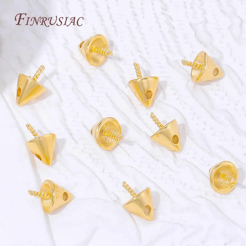 Ciondoli a cono placcati oro 1 - Jewelry Making Drill recensione e prezzo